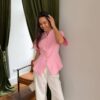 Roosa pintsak-pluus "Mod 049"