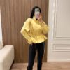 Kollane seemisnahast jakk "Mod 1309"
