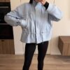 Mod 1309-17 Helesinine seemisnahast jakk "Mod 1309"