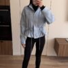 Mod 1309-13 Helesinine seemisnahast jakk "Mod 1309"