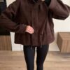 Mod 1309-11 Pruun seemisnahast jakk "Mod 1309"