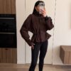 Mod 1309-7 Pruun seemisnahast jakk "Mod 1309"