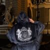 Tumehall kaheosaline veluurkomplekt "Mod 961"