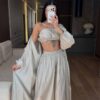 Mod 1339-4 Beež kolmeosaline tencel komplekt "Mod 1339"