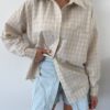 Kollane flanellsärk "Model 022"