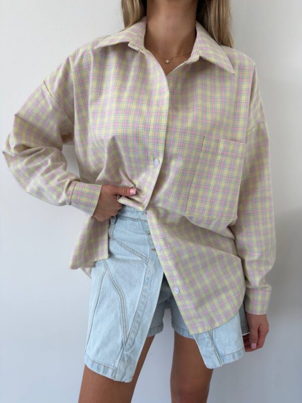 Kollane flanellsärk "Model 022"