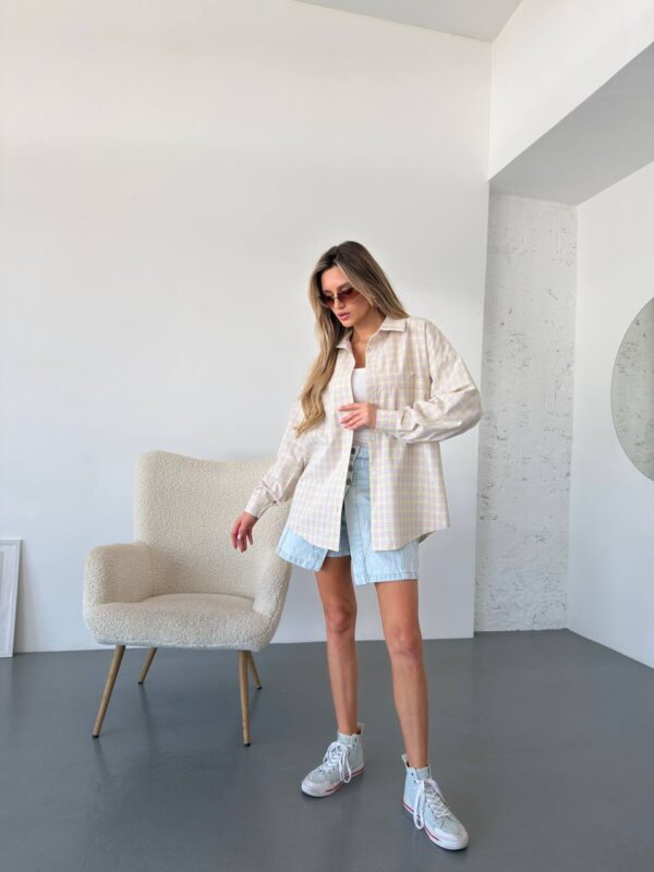 Kollane flanellsärk "Model 022"
