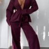 Mod 7085-5 Bordoopunane luksuslik angoorakudumist komplekt "Mod 7085"