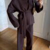 Model-2660-brown-3 Pruun 3-osaline angoora komplekt "Model 2660"