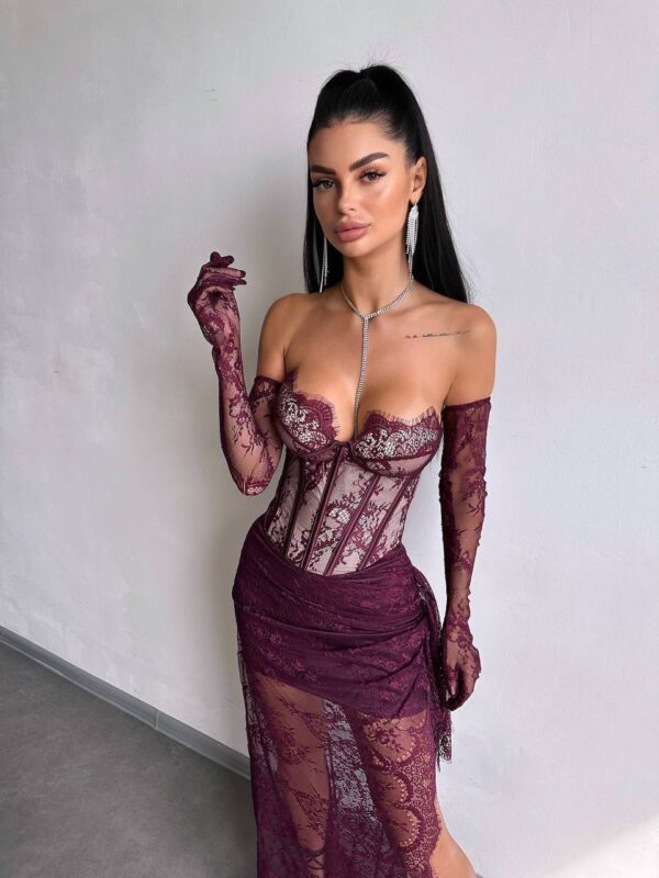 Ploomililla maxi kleit "LACE MUSE"