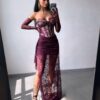 Ploomililla maxi kleit "LACE MUSE"