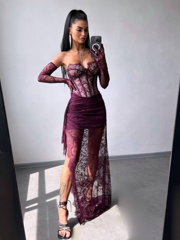 Ploomililla maxi kleit "LACE MUSE"
