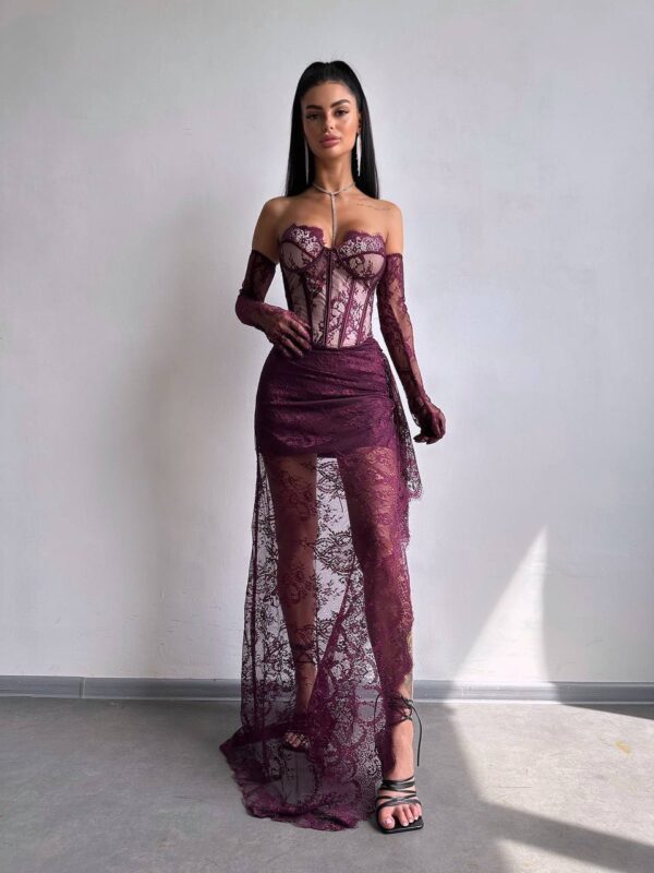 Ploomililla maxi kleit "LACE MUSE"