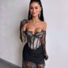 Must maxi kleit "LACE MUSE"