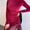 Bordoo midi kleit "VELVET NOIR"
