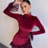 Bordoo mini kleit " VELVET ROMANCE"
