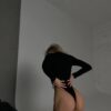 Mod-034-4 Must läbipaistva dekolteega body NOIRÉ "Mod 034"